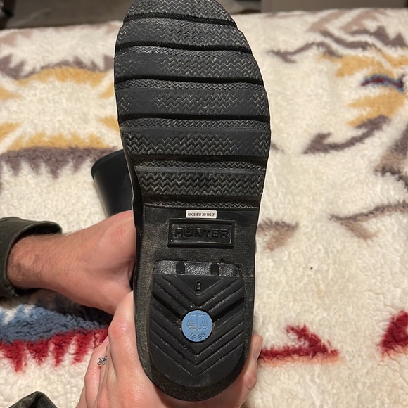 Black Hunter Boots Tall - Picture 8 of 8